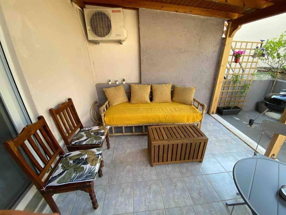 New! Flower Patio House 2 Bdr - Bbq - Wash Machine Lávrion Exterior foto